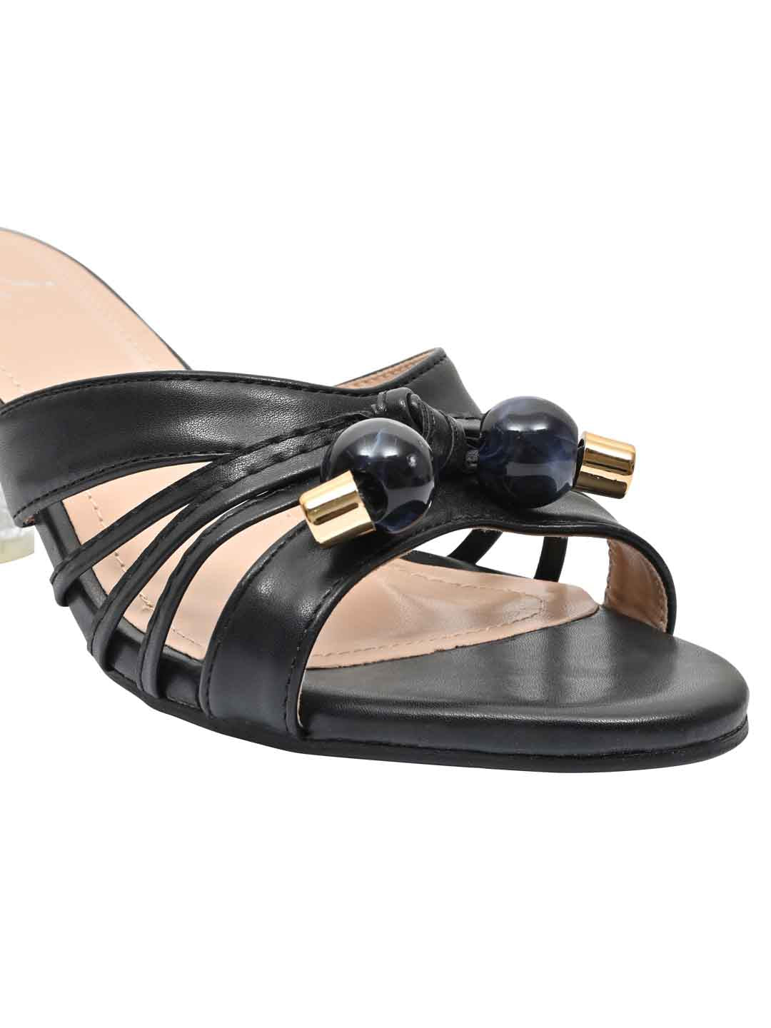 Footwear, Women Footwear, Black Sandals