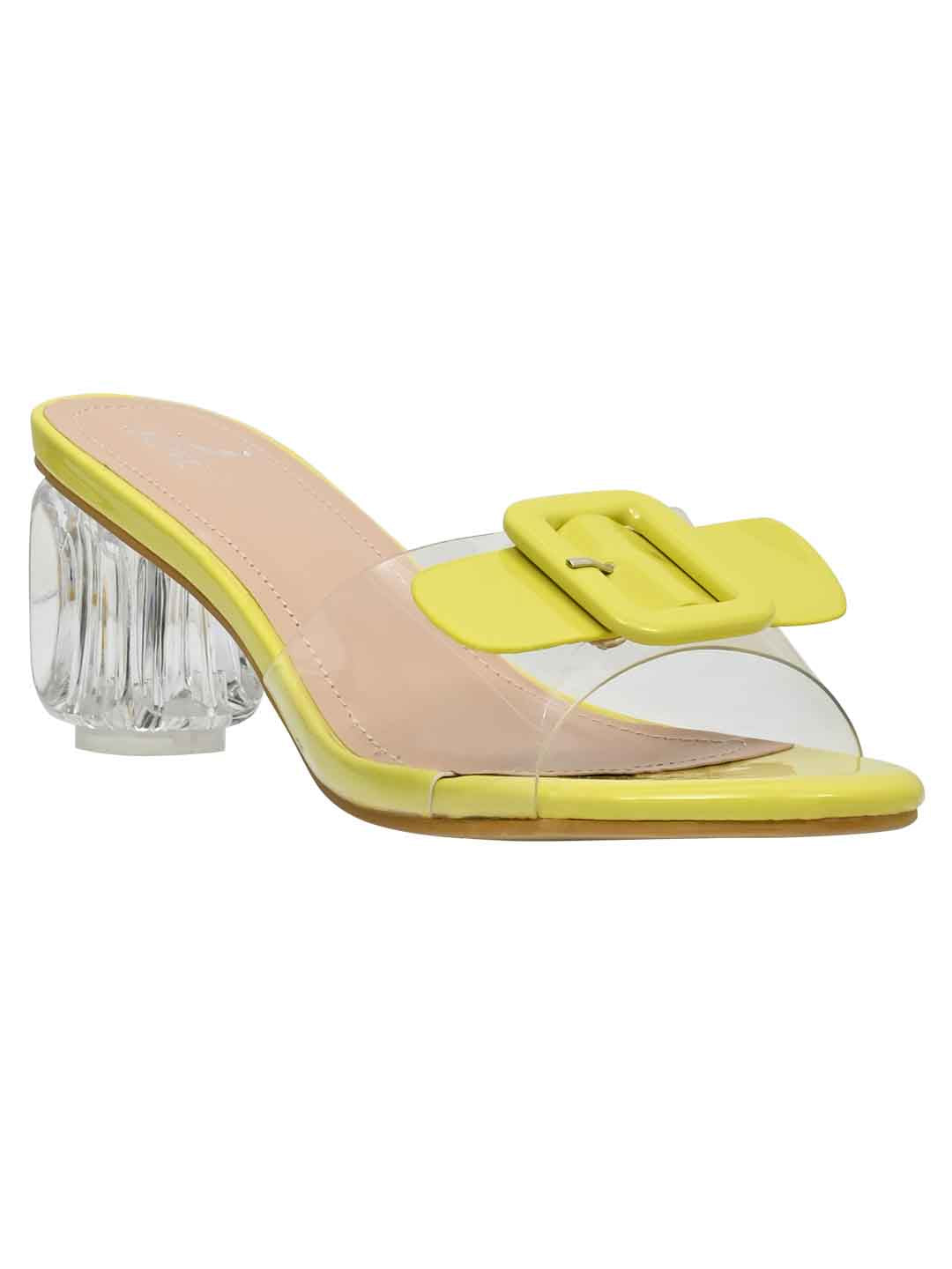 Footwear, Women Footwear, Yellow Sandals