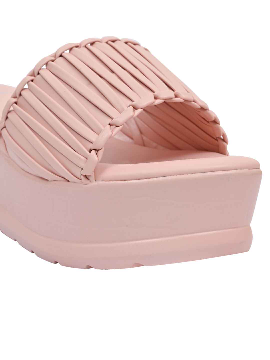 Footwear, Women Footwear, Pink Wedges