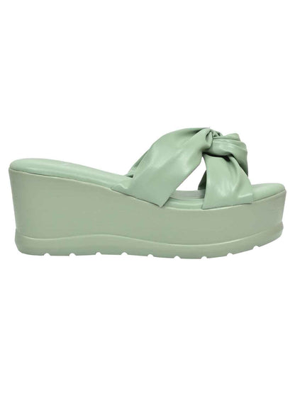 Footwear, Women Footwear, Sea Green Wedges