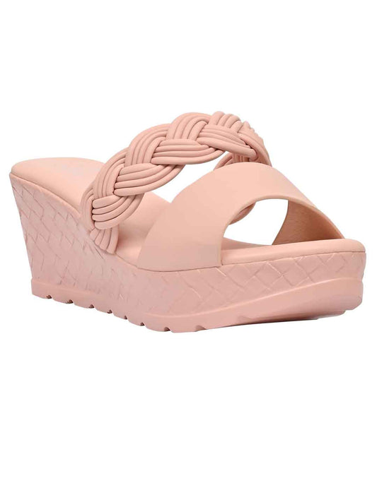 Footwear, Women Footwear, Pink Wedges