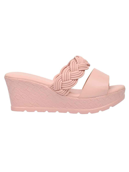 Footwear, Women Footwear, Pink Wedges