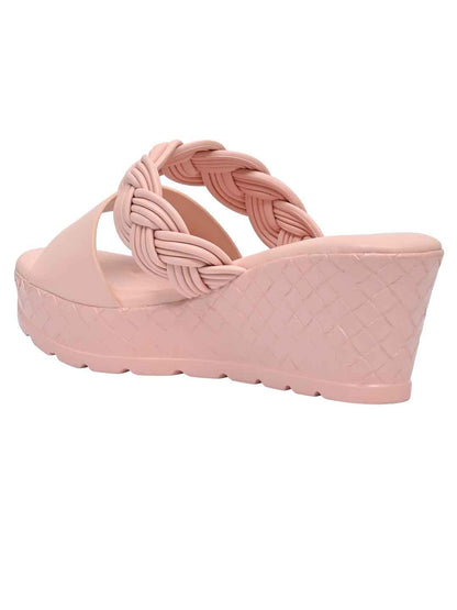 Footwear, Women Footwear, Pink Wedges