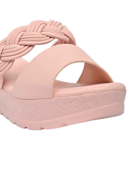 Footwear, Women Footwear, Pink Wedges