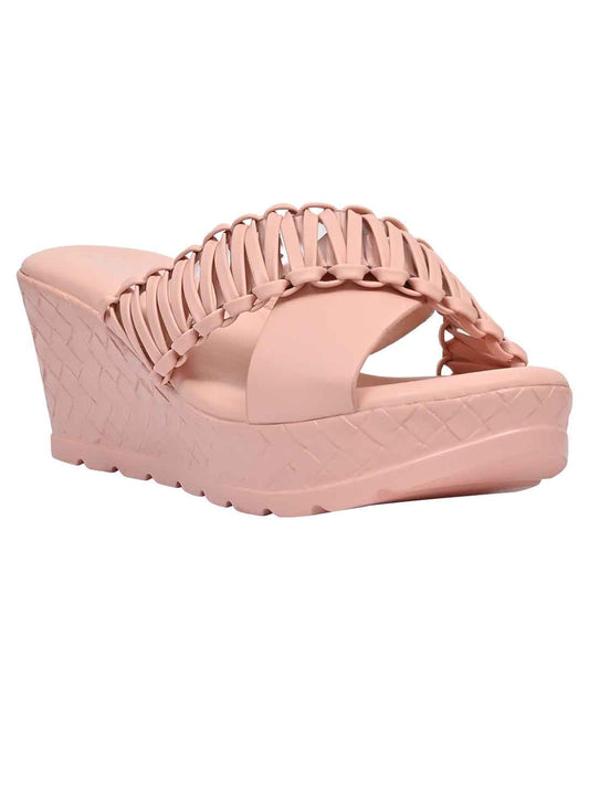 Footwear, Women Footwear, Pink Wedges