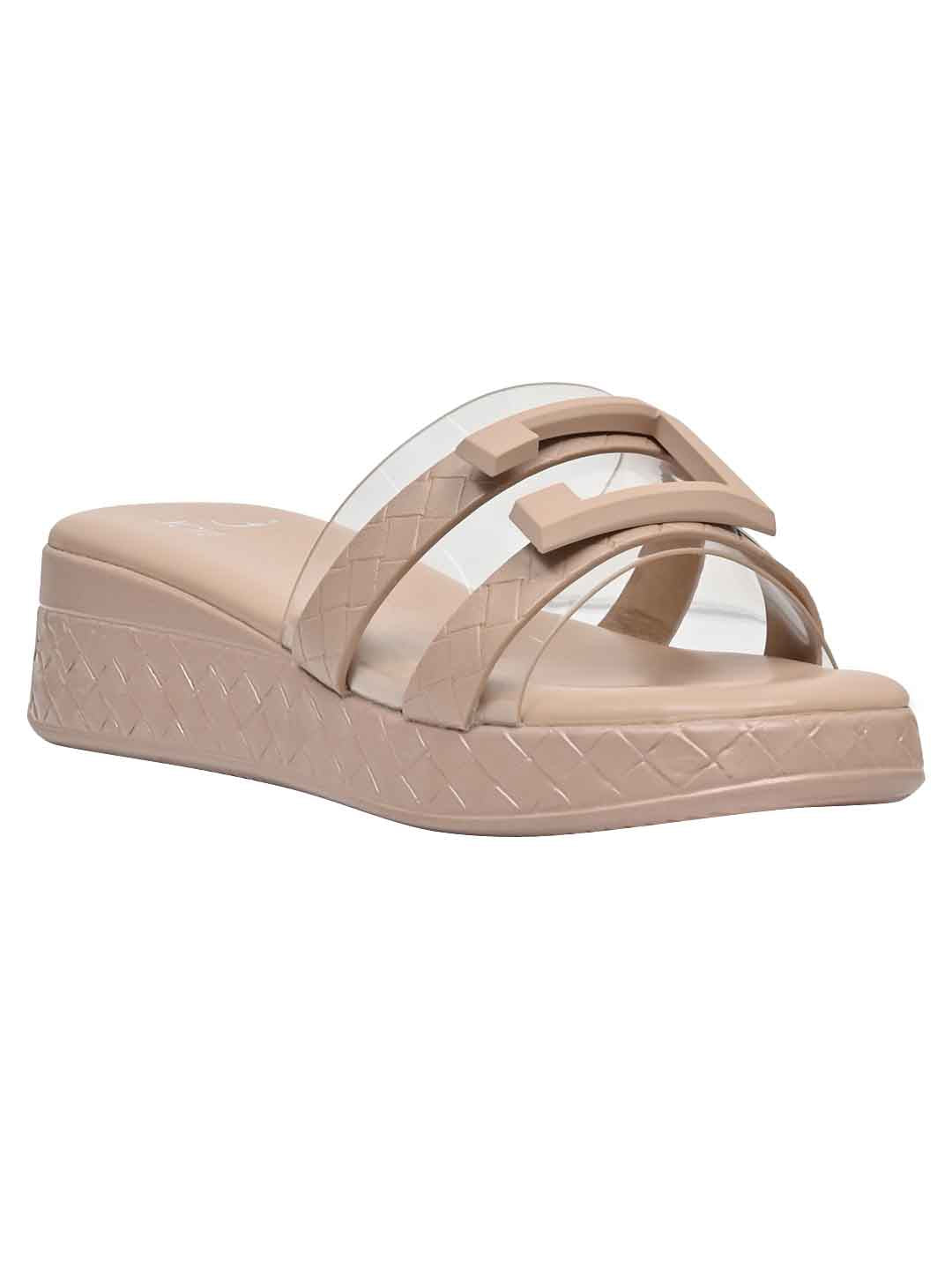 Footwear, Women Footwear, Beige Sandals