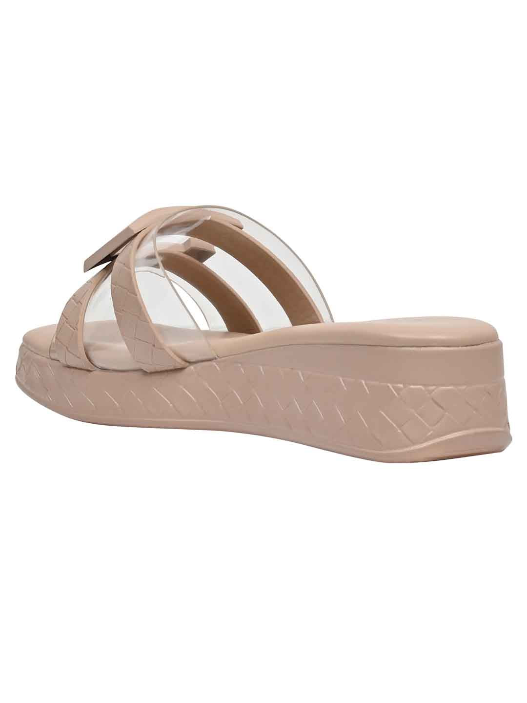 Footwear, Women Footwear, Beige Sandals