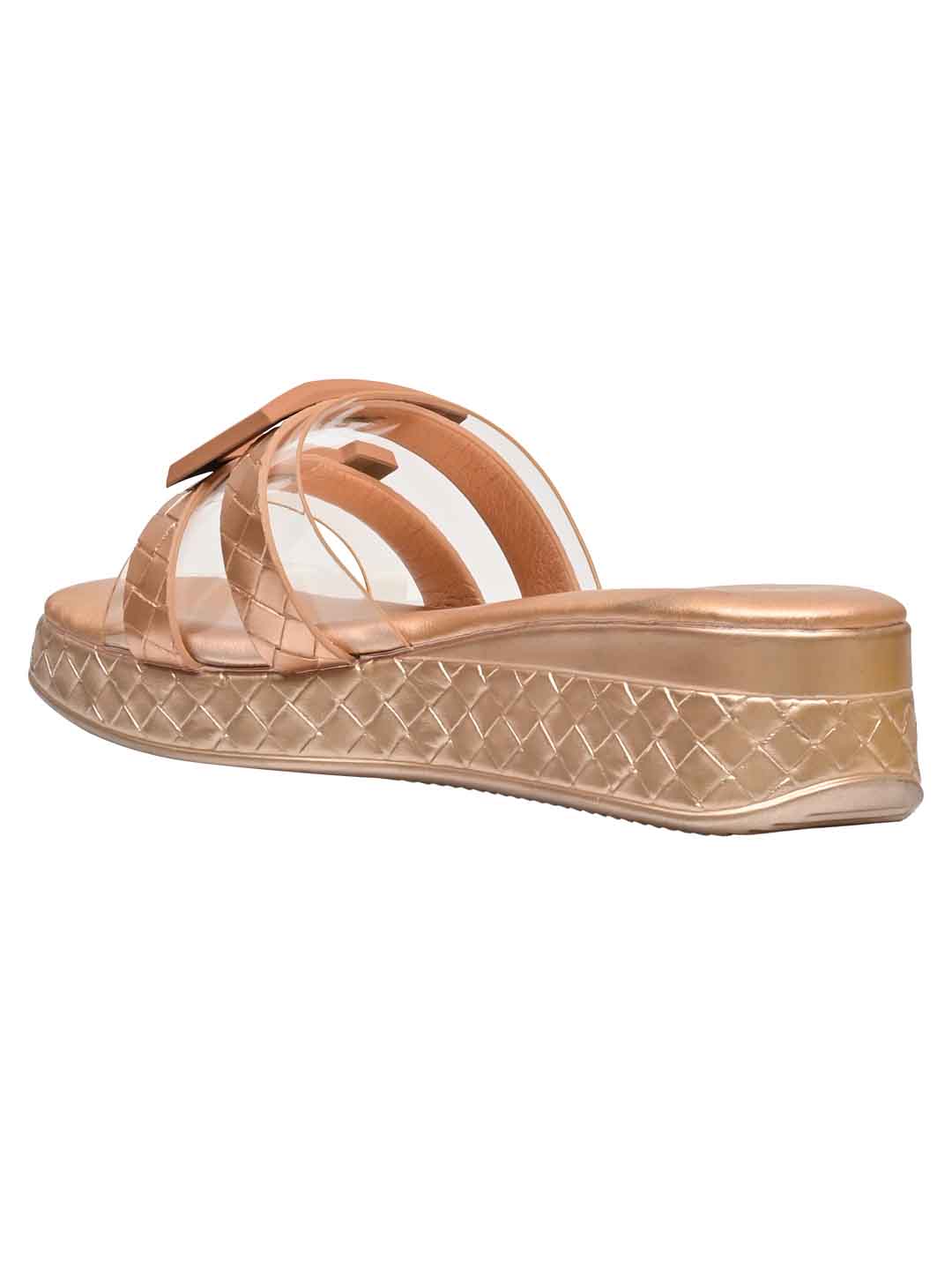 Footwear, Women Footwear, Rose Gold Sandals