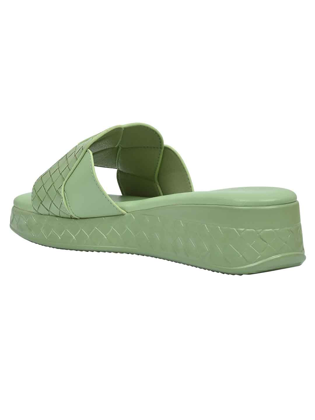 Footwear, Women Footwear, Sea Green Sandals