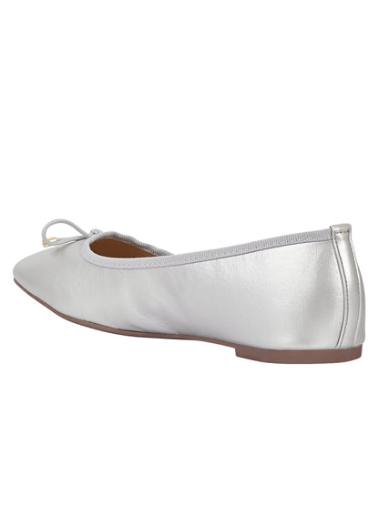 Footwear, Women Footwear, Silver Ballerinas