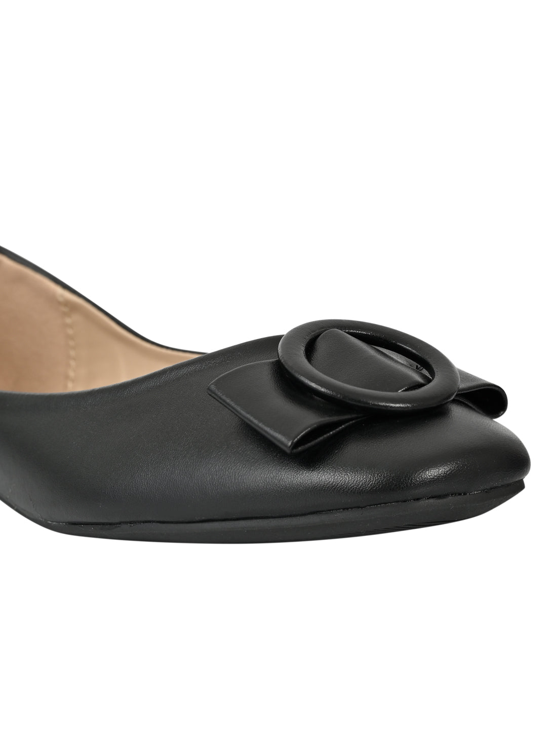 Footwear, Women Footwear, Black Ballerinas