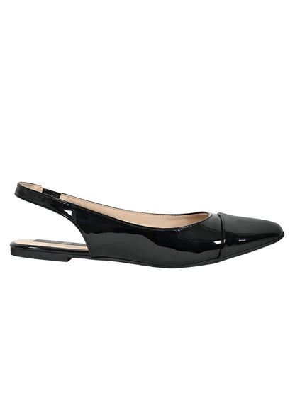 Footwear, Women Footwear, Black Ballerinas