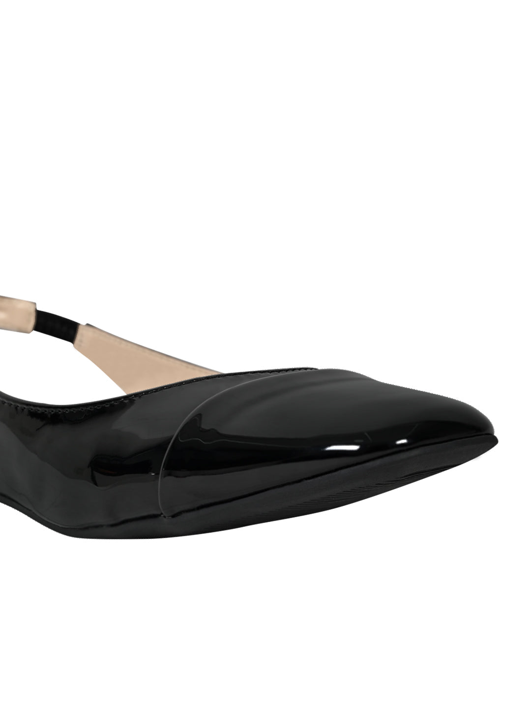 Footwear, Women Footwear, Black Ballerinas