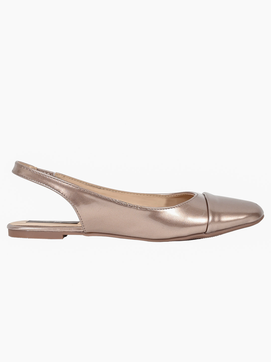 Footwear, Women Footwear, Rose Gold Ballerinas