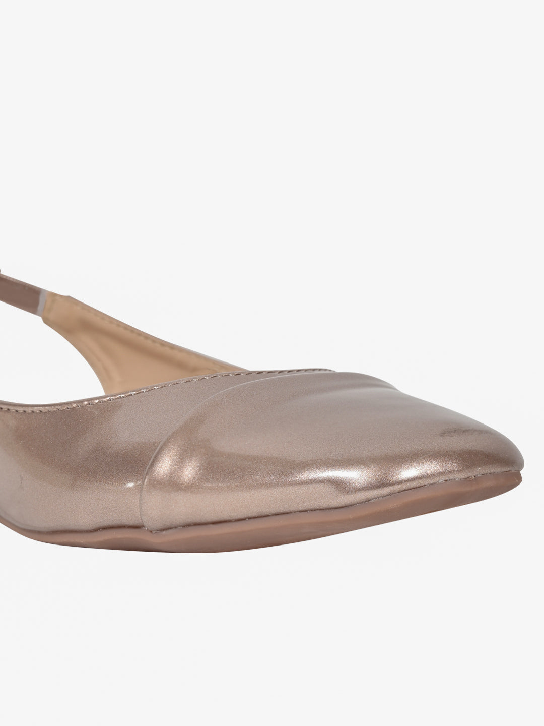 Footwear, Women Footwear, Rose Gold Ballerinas