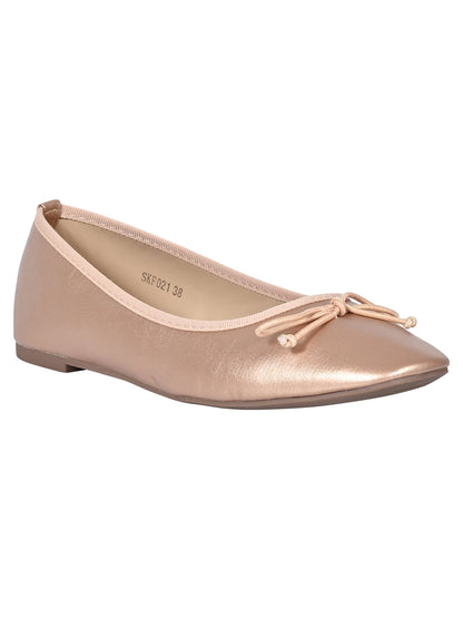 Footwear, Women Footwear, Rose Gold Ballerinas