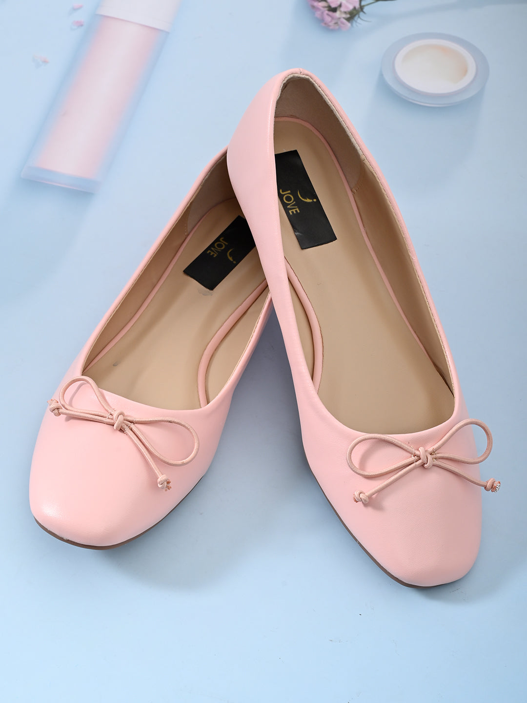 Footwear, Women Footwear, Pink Ballerinas