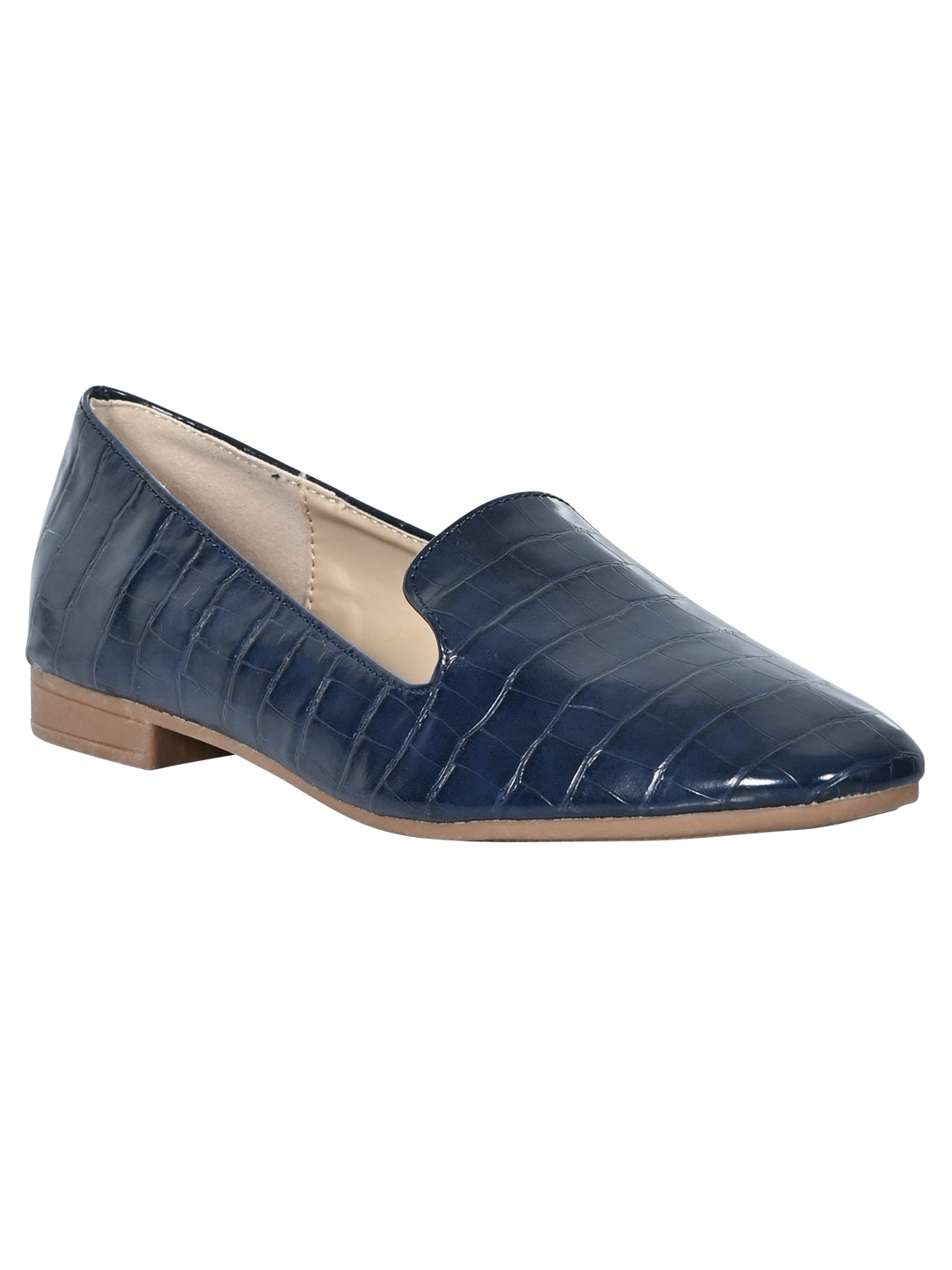 Footwear, Women Footwear, Navy Blue Ballerinas