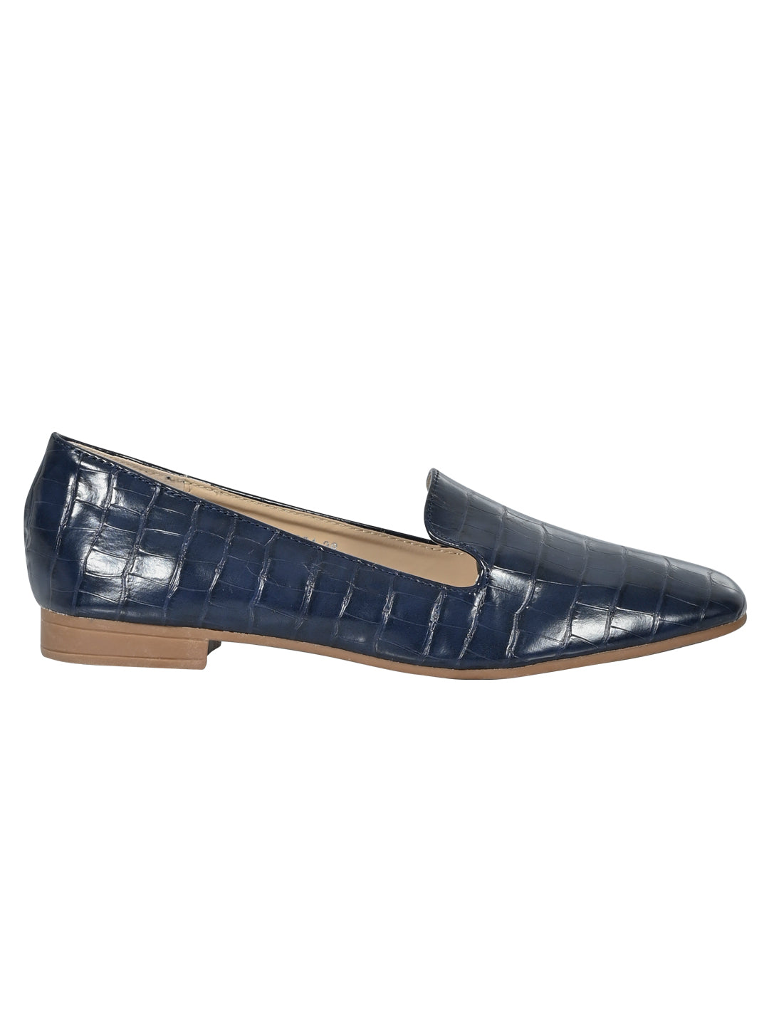 Footwear, Women Footwear, Navy Blue Ballerinas