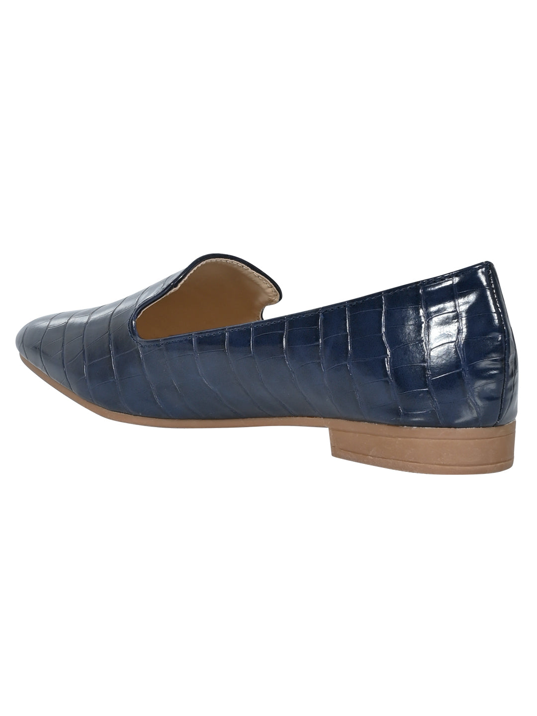 Footwear, Women Footwear, Navy Blue Ballerinas