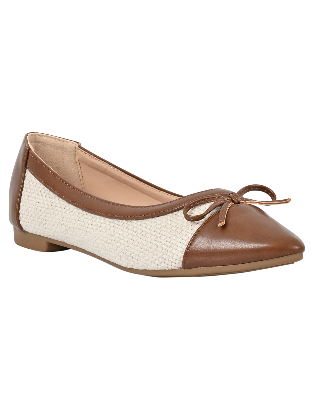 Footwear, Women Footwear, Brown Ballerinas