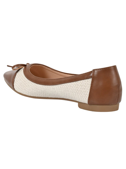 Footwear, Women Footwear, Brown Ballerinas