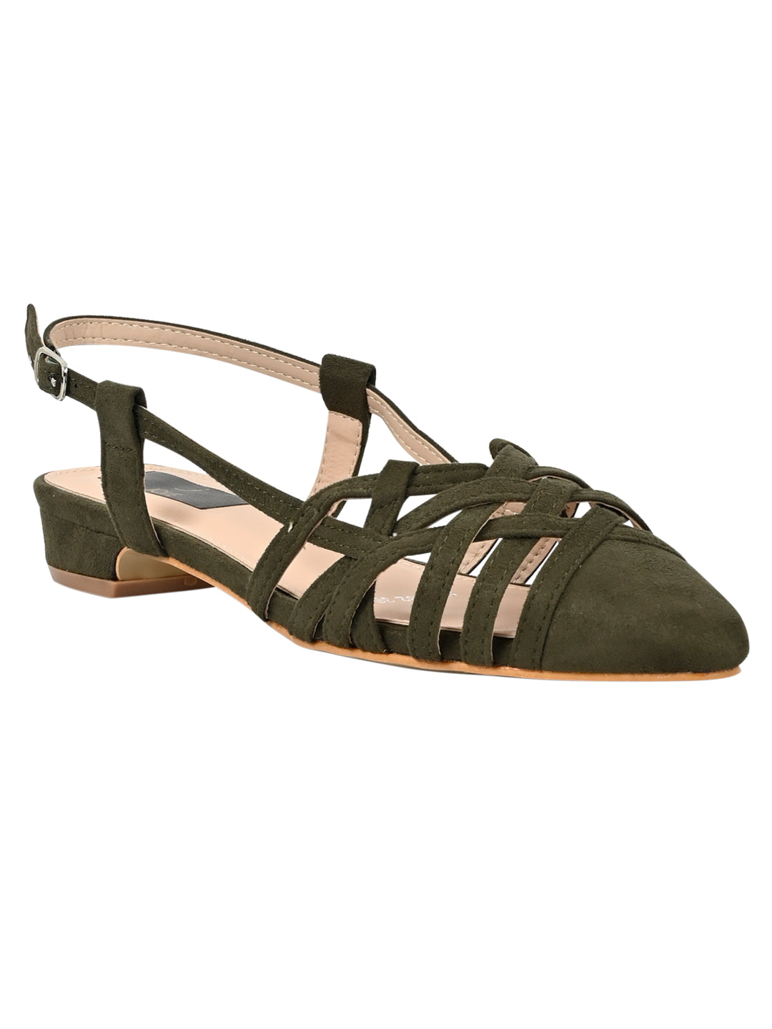 Footwear, Women Footwear, Olive Sandals