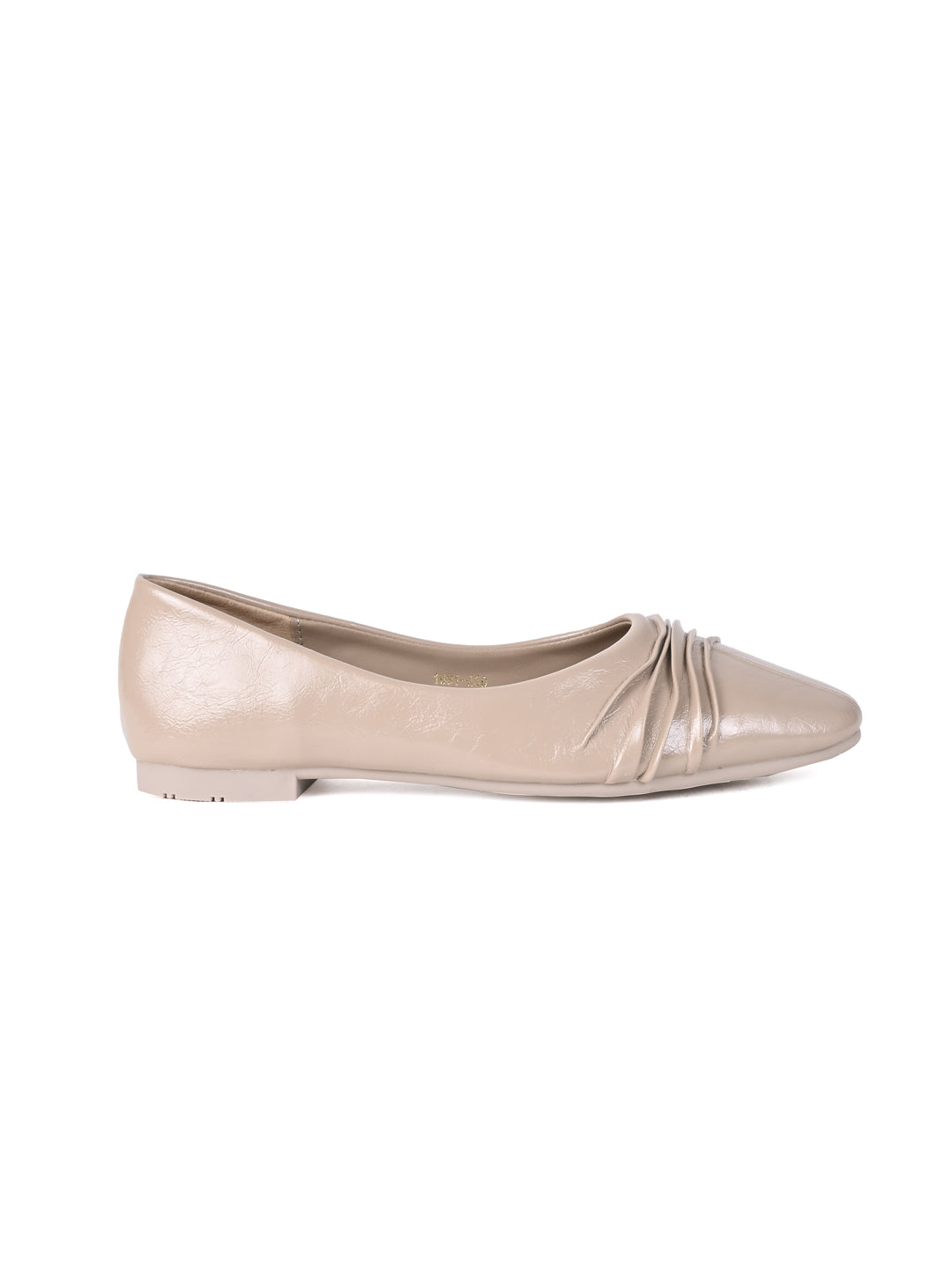 Women, Women Footwear, Beige Ballerinas