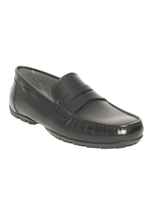 Footwear, Men Footwear, Black Driving Shoes