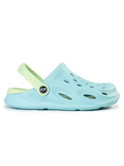 Footwear, Women Footwear, Aqua Green Clogs