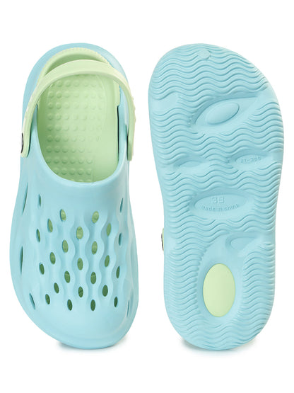 Footwear, Women Footwear, Aqua Green Clogs