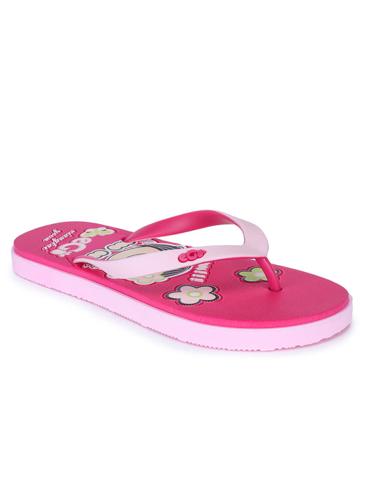 Footwear, Women Footwear, Pink Flip-Flops