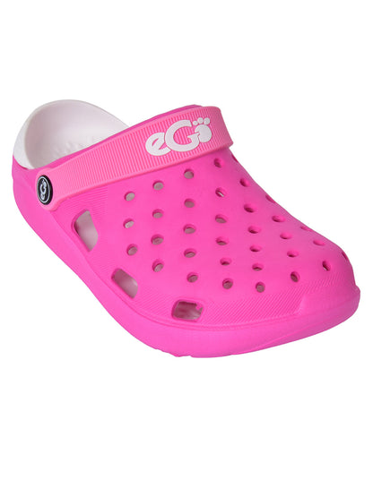 Footwear, Women Footwear, Fuchsia Clogs