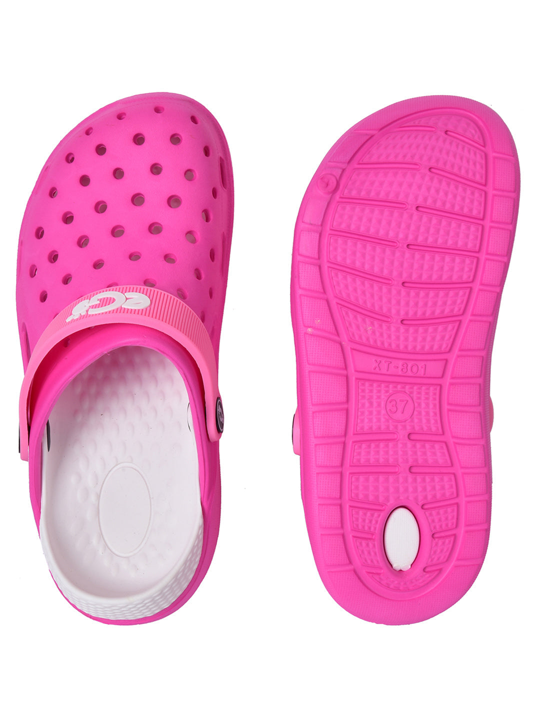 Footwear, Women Footwear, Fuchsia Clogs